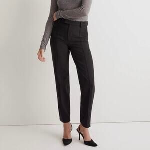 Madewell The Fairbanks Pant True Black Size 0 NWT